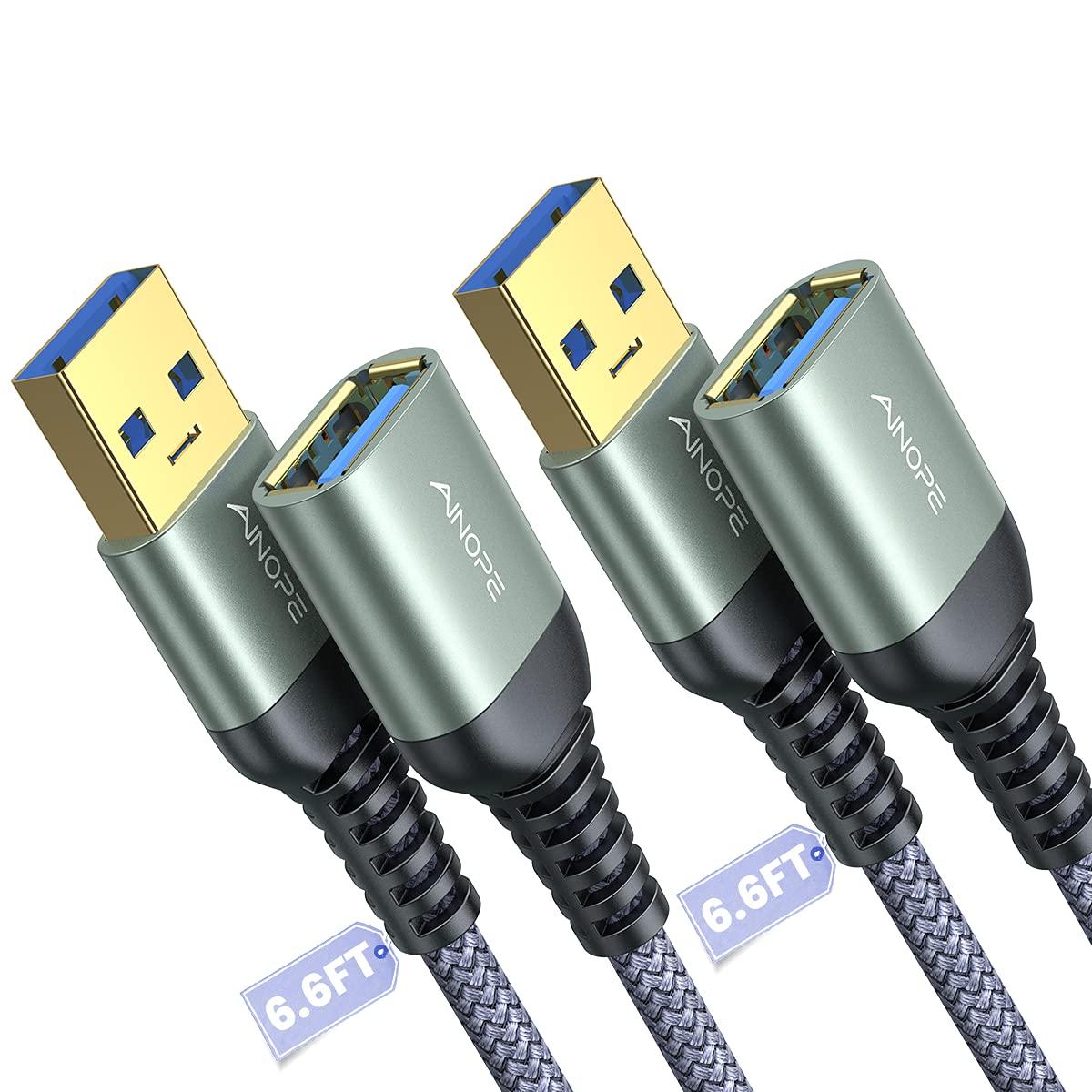 AINOPE USB 3.0 Extension Cable Review: Why We Think This 2-Pack is a Must-Have for Fast Charging and Data Transfer