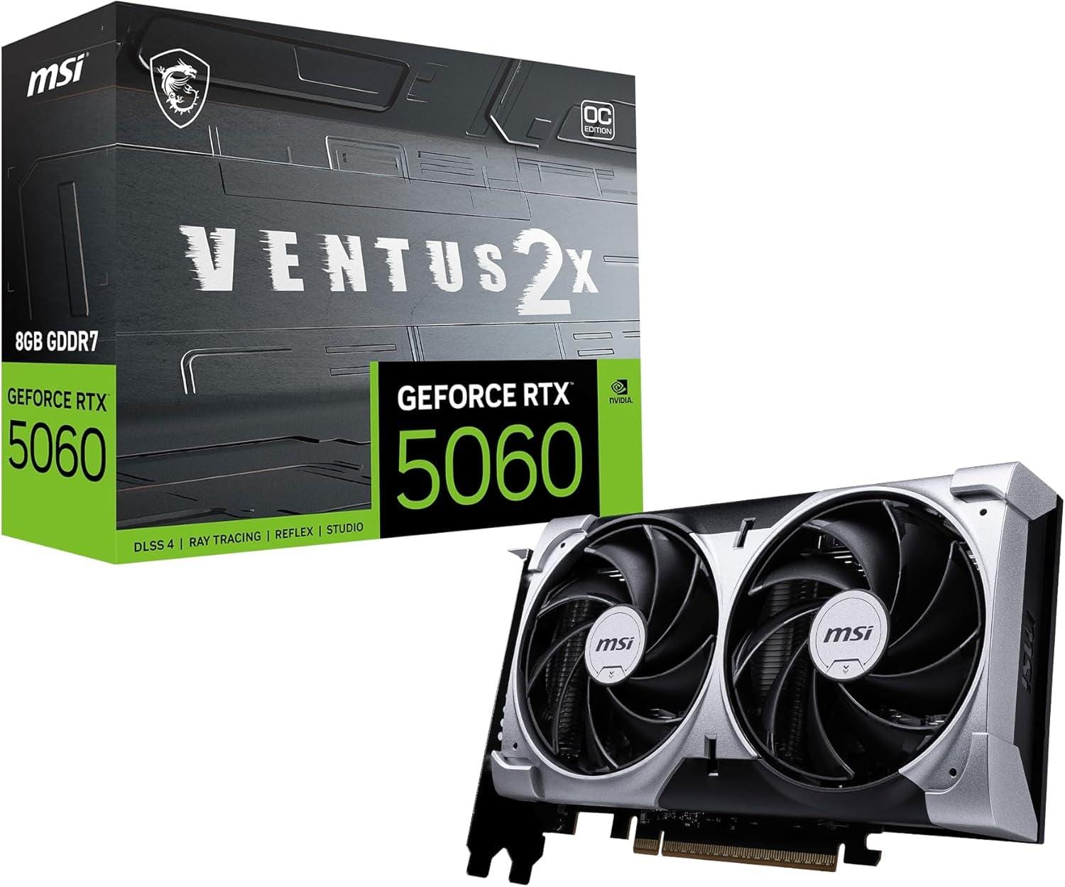 MSI RTX 5060 VENTUS 2X OC Review: Blackwell, DLSS 4 & Gaming