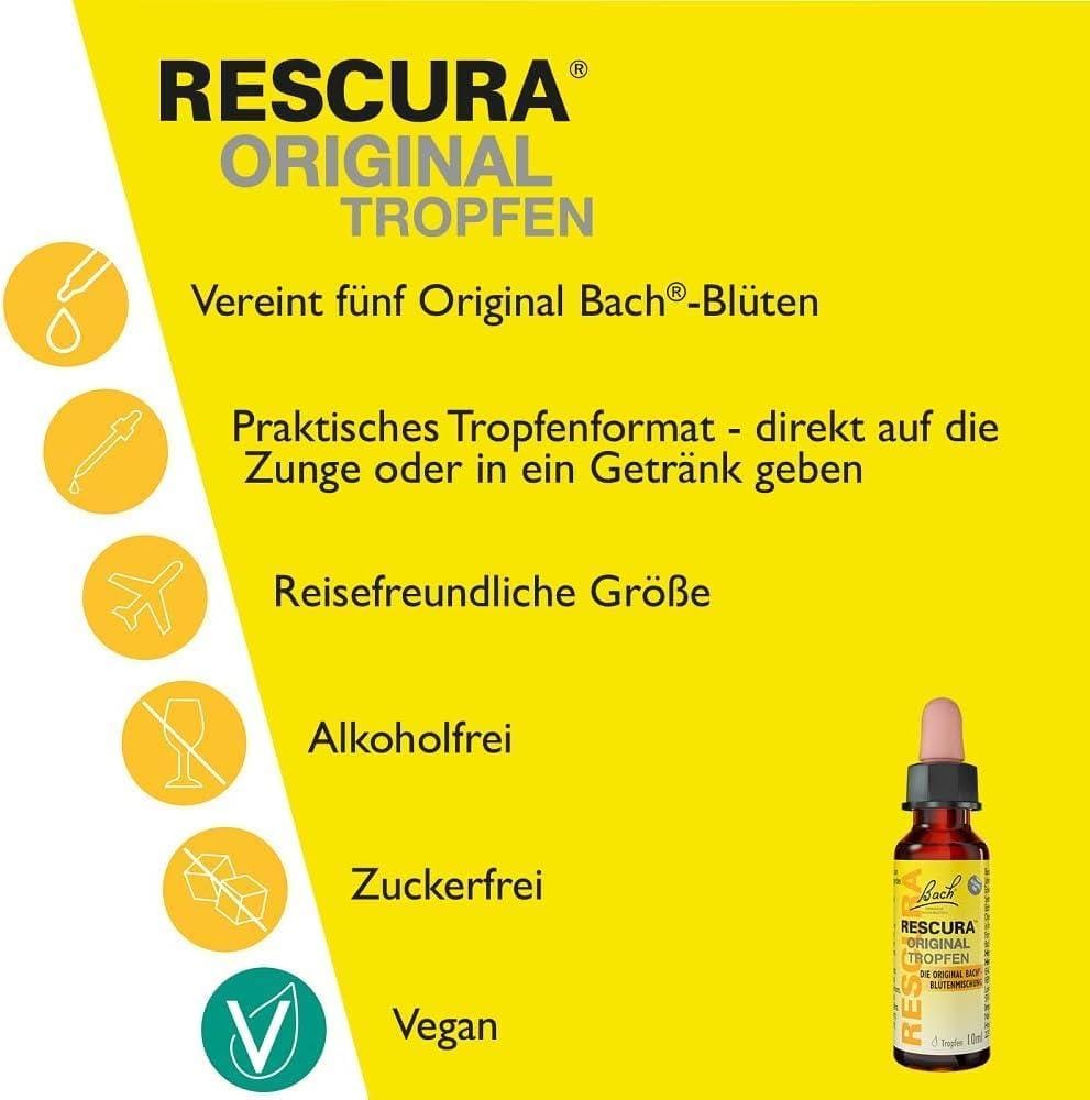 Bach RESCURA Tropfen im Test: Warum uns die alkoholfreie Bachblütenmischung im Alltag überzeugt hat (und auch dich überzeugen wird!)