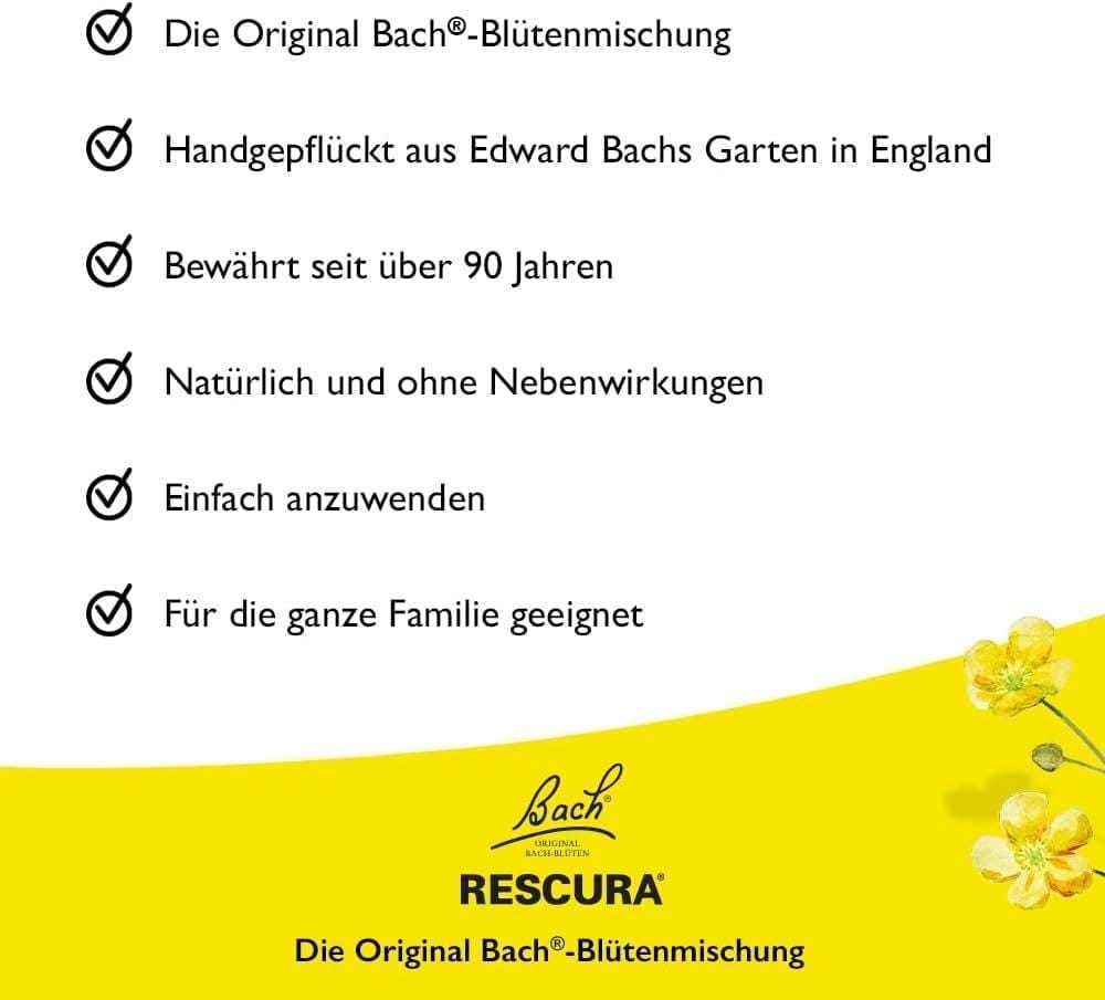 Bach RESCURA Tropfen im Test: Warum uns die alkoholfreie Bachblütenmischung im Alltag überzeugt hat (und auch dich überzeugen wird!)