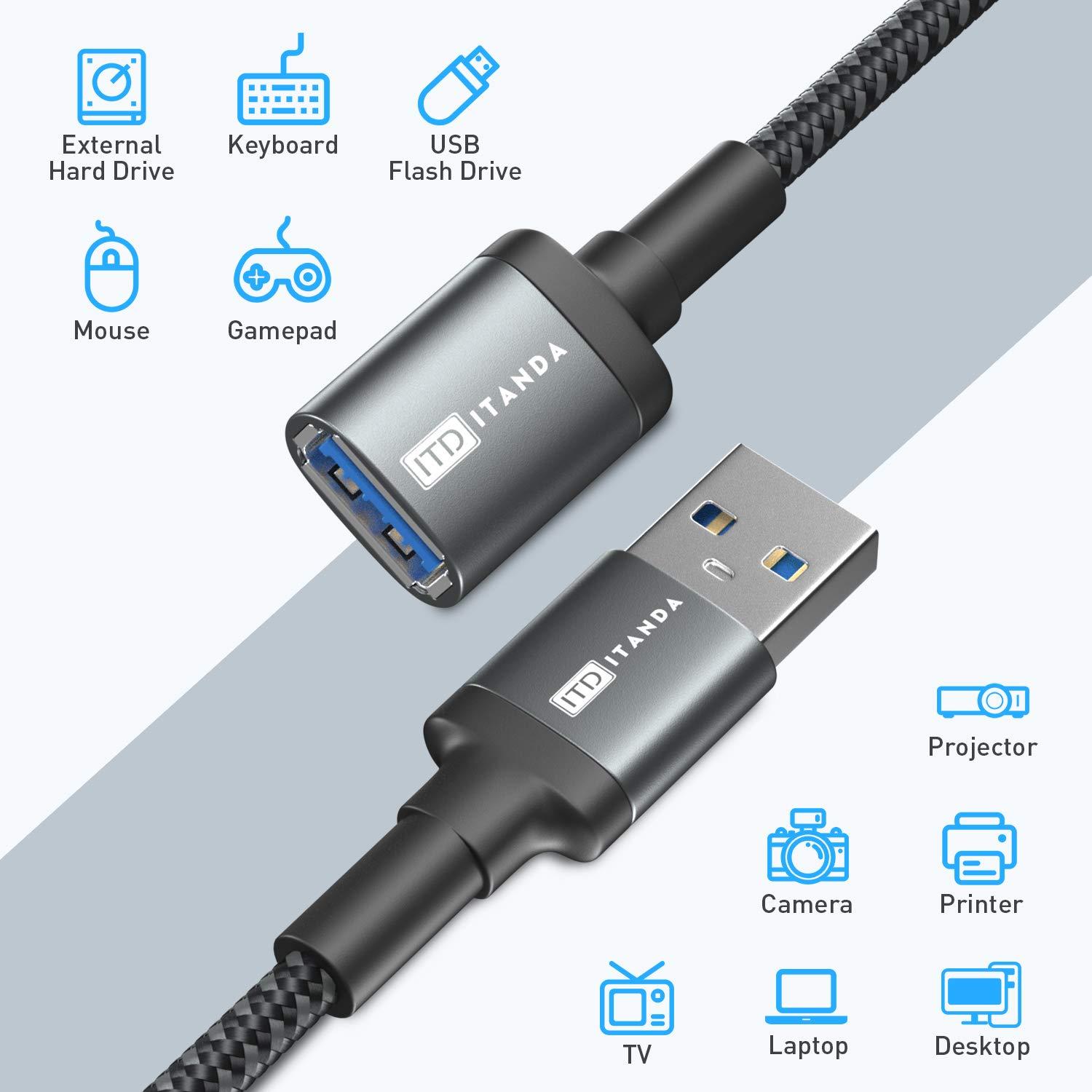 ITD ITANDA 10FT USB 3.0 Extension Cable: Why We Think It's a Must-Have!