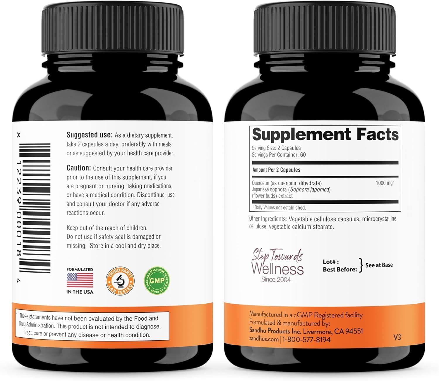 Sandhu's Quercetin: Why We Think These Vegetarian Capsules Are Your New Immune & Respiratory Savior!