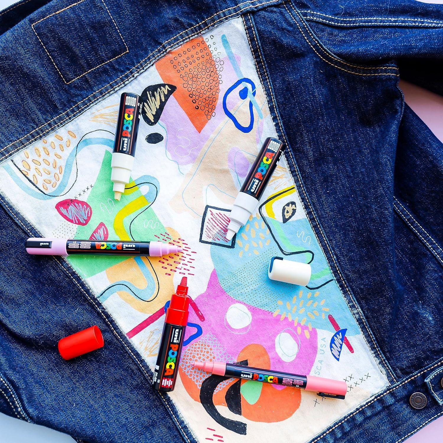 POSCA PC-5M 8-Color Set Review: Unleash Your Creativity with These Versatile Paint Markers!