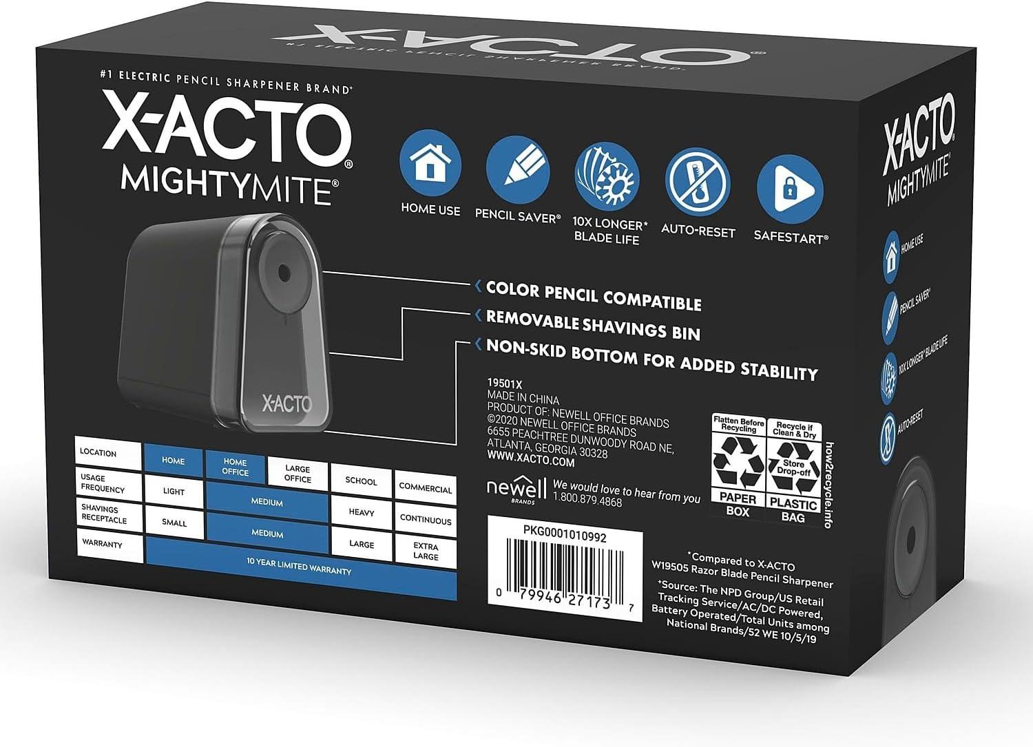 X-ACTO Mighty Mite Electric Pencil Sharpener Review: Why We Think It's a Must-Have for Home, Office, and School!