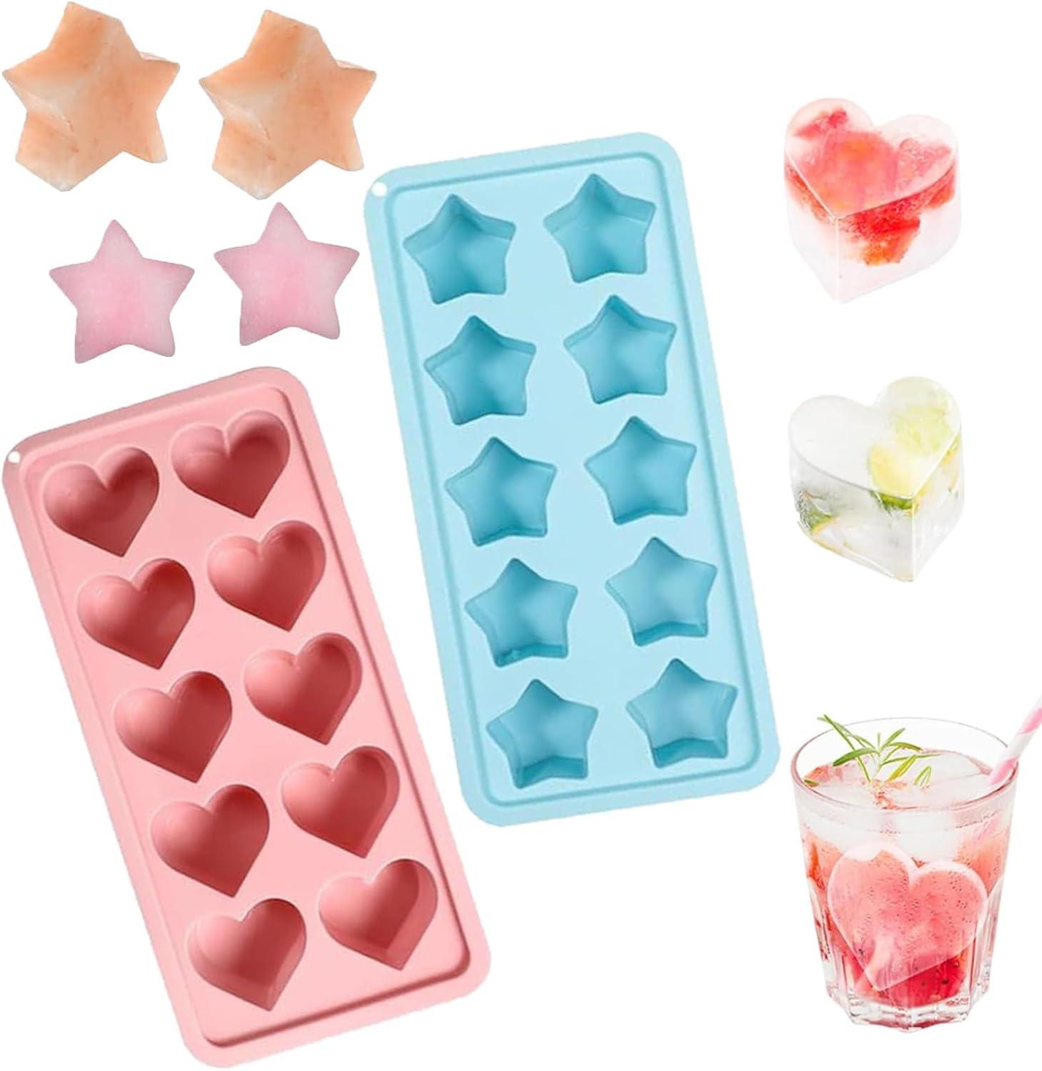 Our Take on JOZMMZEOOA’s Heart & Star Ice Cube Molds: Cute and Practical