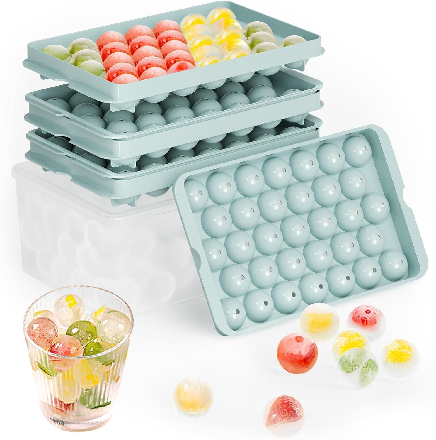 Our Take on Round Ice Cube Trays: Effortless, Cool, and Stackable
