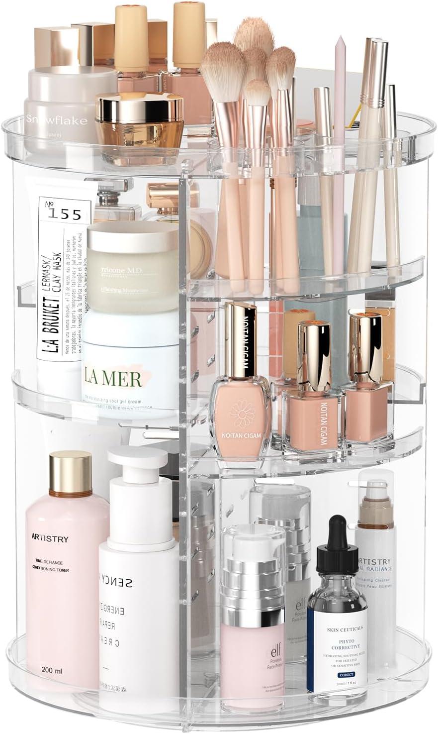 How We Organize Beauty: Our Take on the Rotating Makeup Carousel