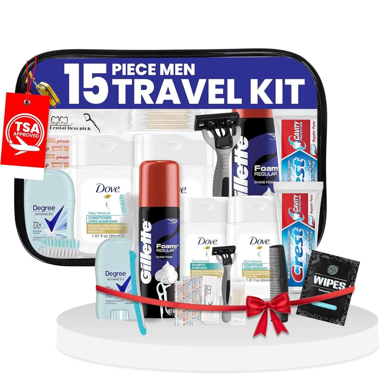 Travel Smart Together: Our Review of the 15-Piece Men’s Toiletry Kit