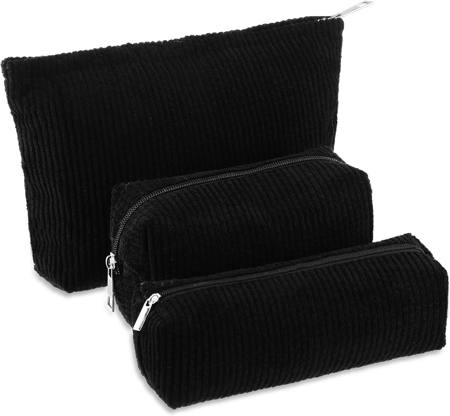 Why This Corduroy Makeup Bag Trio Beats Your Old Pouches
