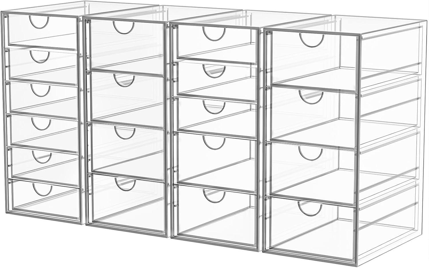Our Honest Take on the 19-Drawer Acrylic Makeup Organizer Set