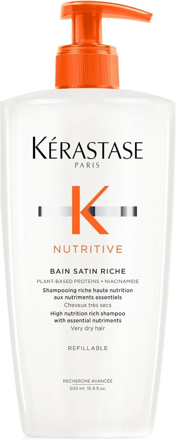 Notre avis sur KÉRASTASE Nutritive : shampooing satin pour cheveux secs