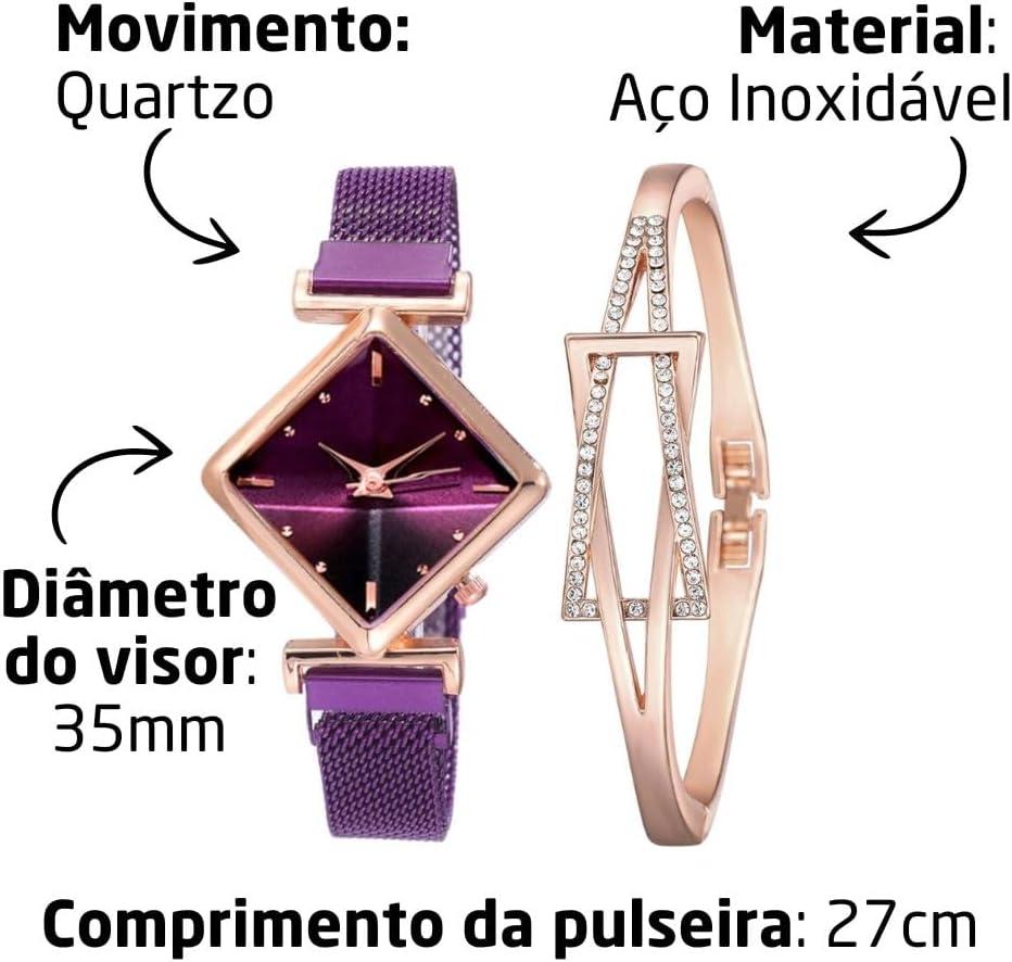 Nosso Veredicto: Elegância e Sofisticação no Conjunto Roxo Imperium Square