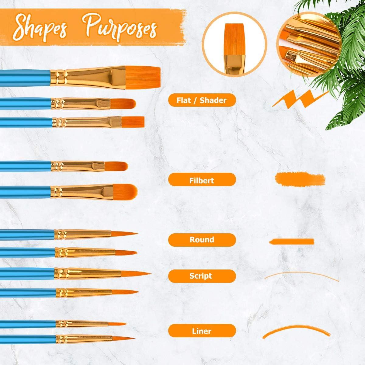 Unlock Your Artistic Potential: Our Honest Review of the Soucolor 20-Piece Acrylic Paint Brush Set - Is it Worth It?