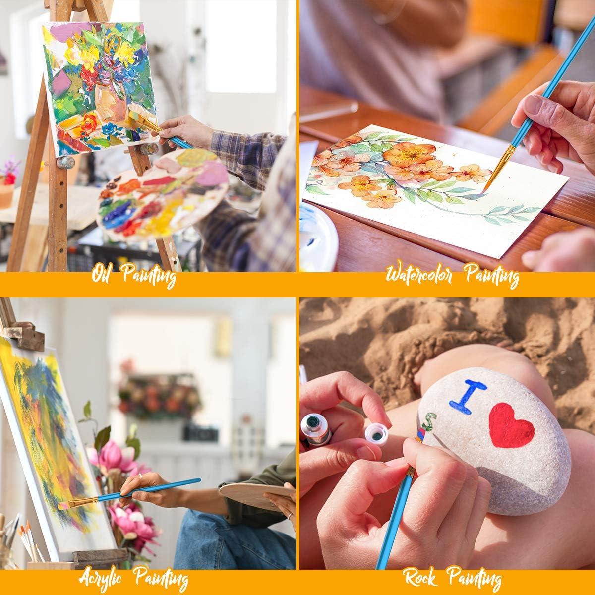Unlock Your Artistic Potential: Our Honest Review of the Soucolor 20-Piece Acrylic Paint Brush Set - Is it Worth It?