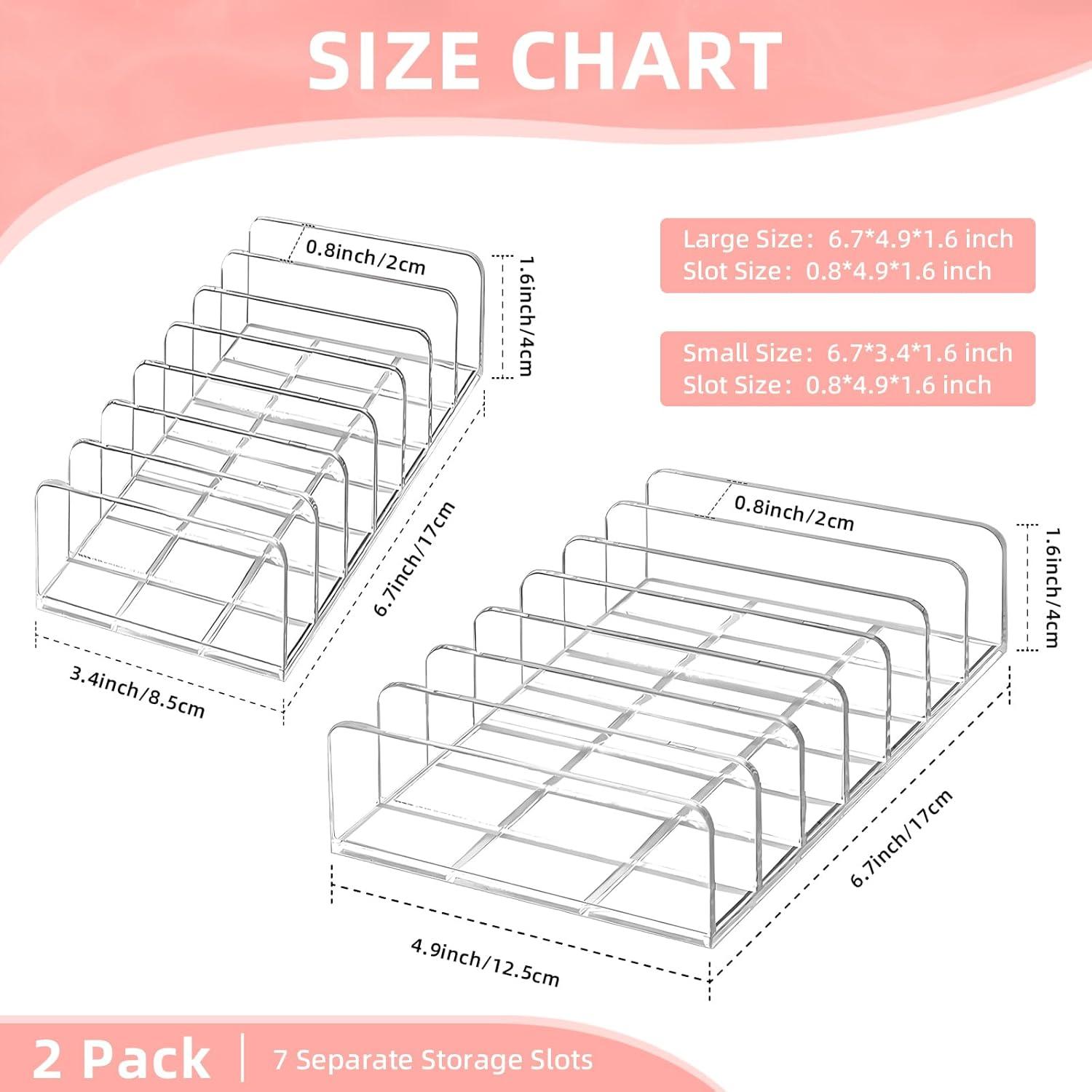 Our Honest Take on the 2-Pack Clear Acrylic Makeup Organizer