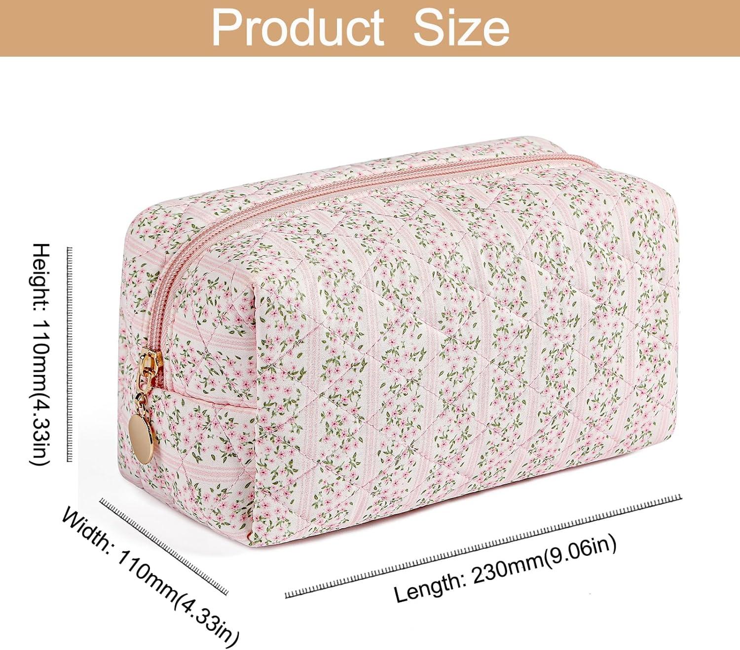 Our Take on the Stylish, Spacious Floral Makeup Travel Bag
