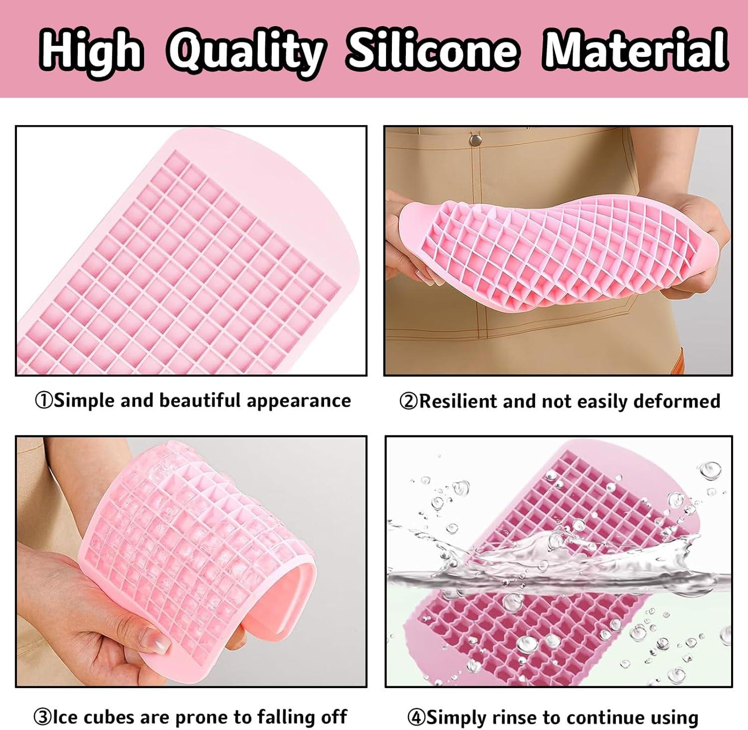 Tiny Ice Cubes, Big Impact: Why We Love These 160-Grid Silicone Trays for Drinks and More!