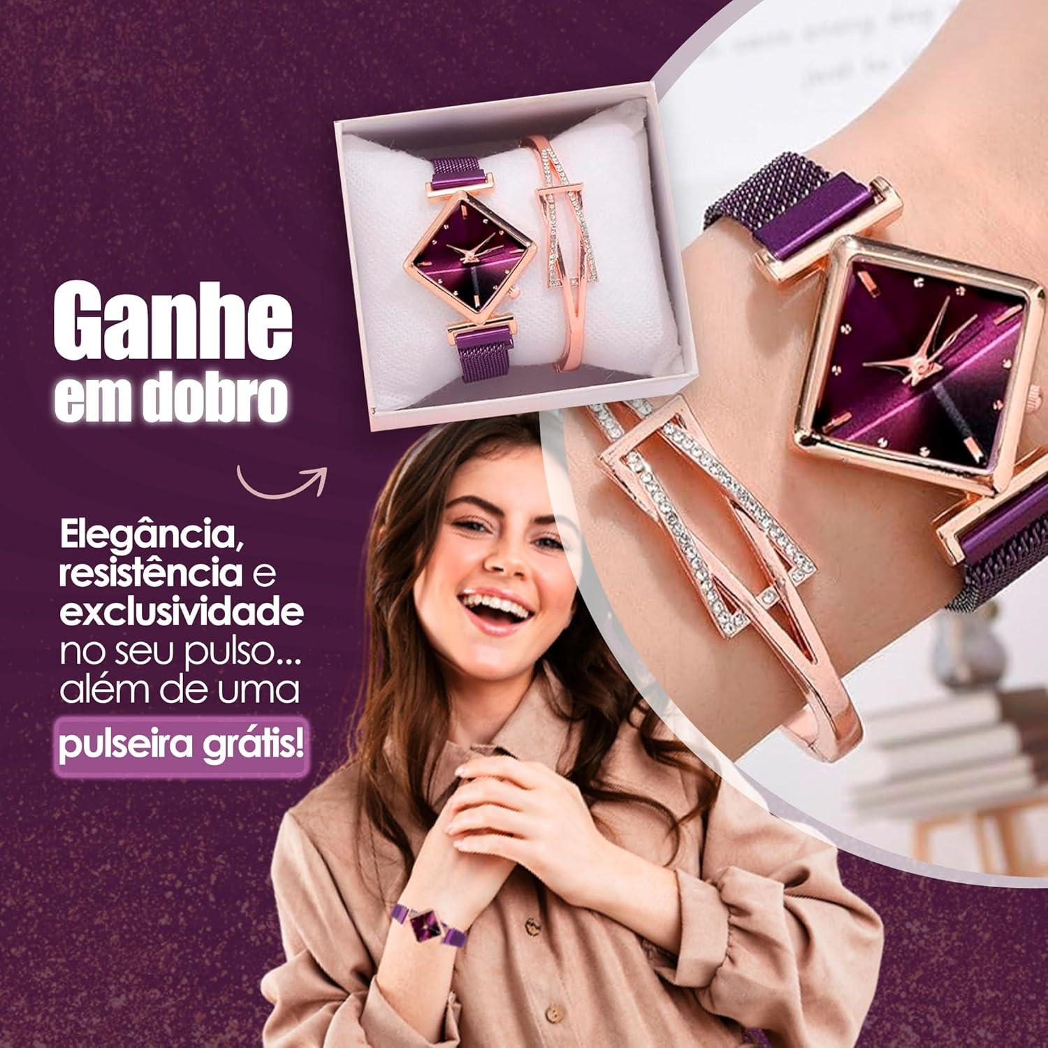 Nosso Veredicto: Elegância e Sofisticação no Conjunto Roxo Imperium Square