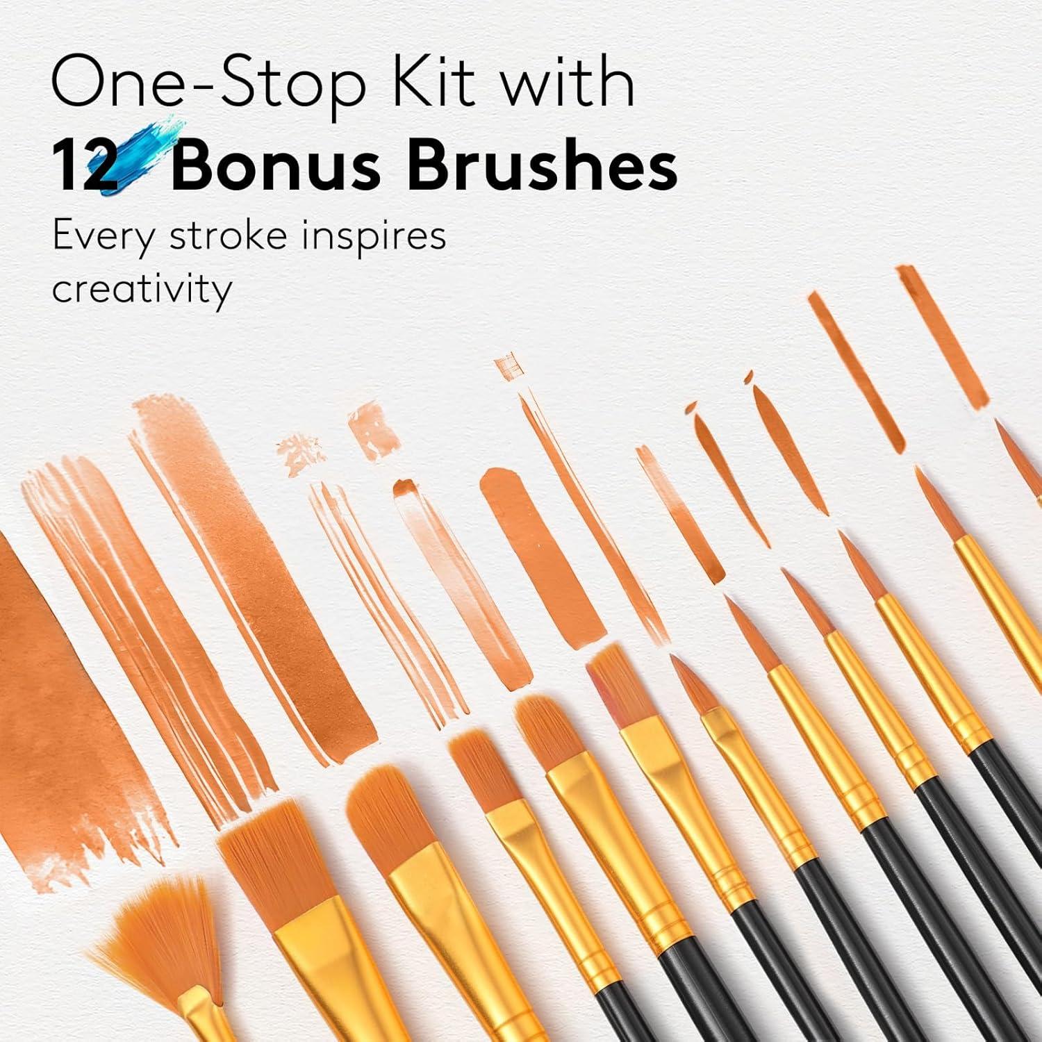 Unleash Your Inner Artist: Why This Acrylic Paint Set with Brushes Is Our Top Pick for Beginners to Professionals