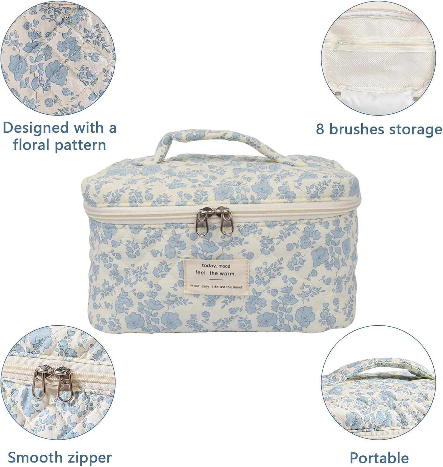 Our Take on the Floral Coquette Makeup Bag: Stylish & Spacious