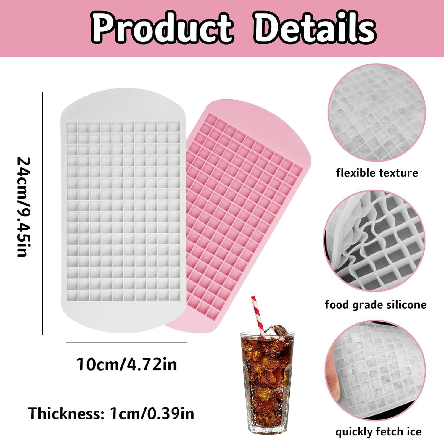 Tiny Ice Cubes, Big Impact: Why We Love These 160-Grid Silicone Trays for Drinks and More!