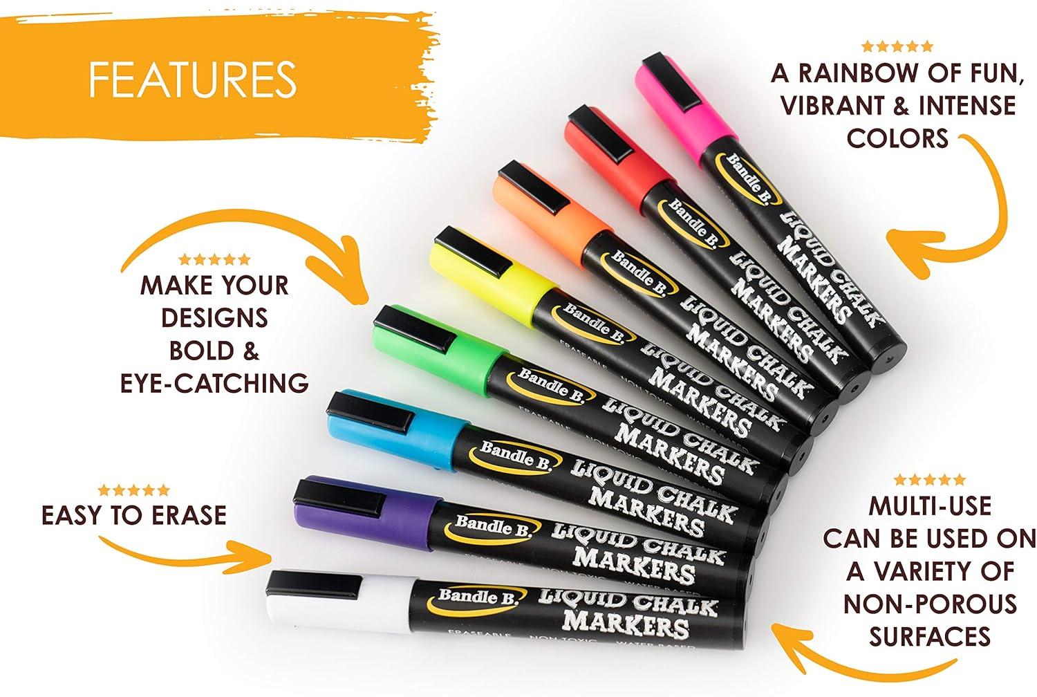 Bandle B. Chalk Markers Review: Unleash Your Creativity with These Vibrant, Easy-to-Use Pens!