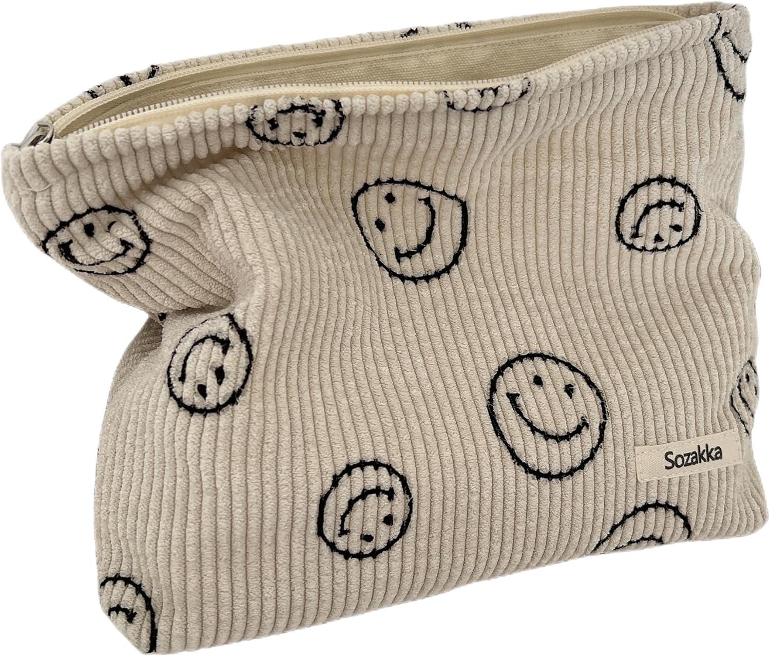 Our Stylish Corduroy Cosmetic Bag Review: Cute, Spacious, Reliable